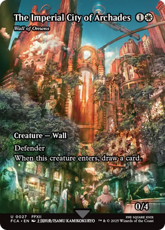 The Imperial City of Archades [Wall of Omens] (0027) (Showcase) - Foil