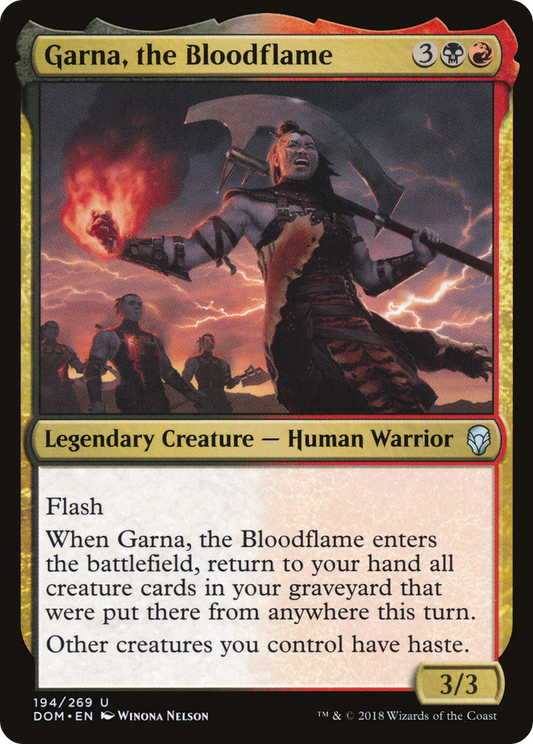 Garna, the Bloodflame - Foil