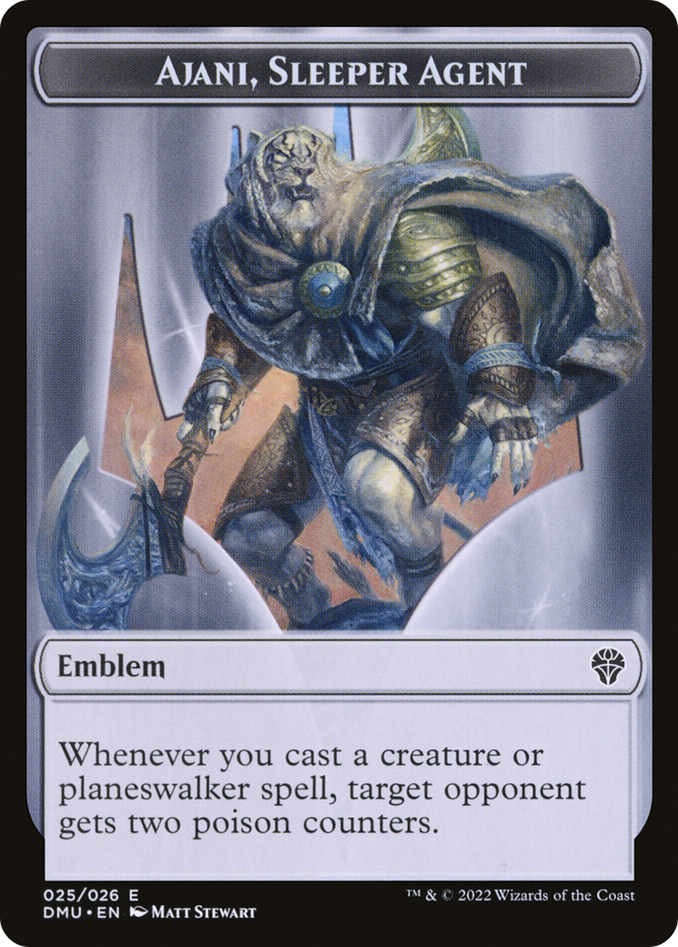 Ajani, Sleeper Agent Emblem (025)