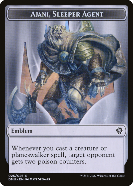 Ajani, Sleeper Agent Emblem (025)