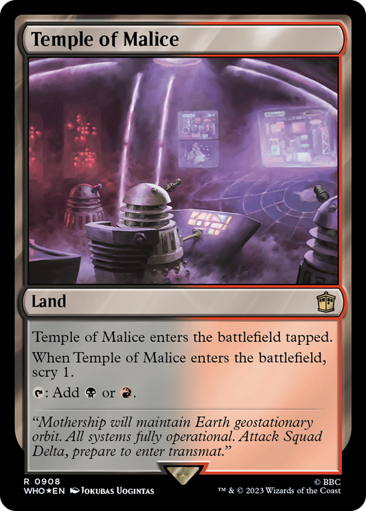 Temple of Malice (0908) - Surge Foil