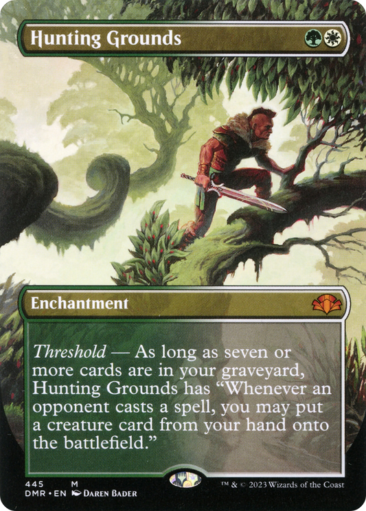 Hunting Grounds (445) (Borderless) - Foil