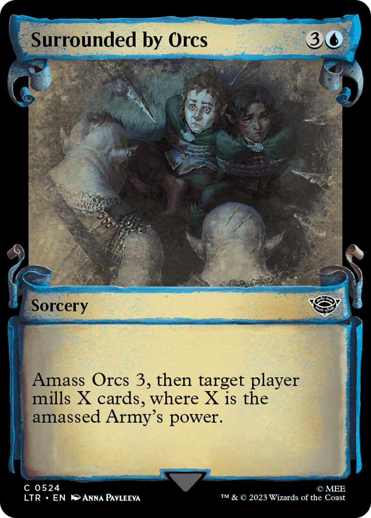 Surrounded by Orcs (0524) (Showcase) - Silver Foil