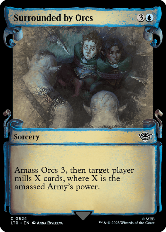 Surrounded by Orcs (0524) (Showcase) - Silver Foil