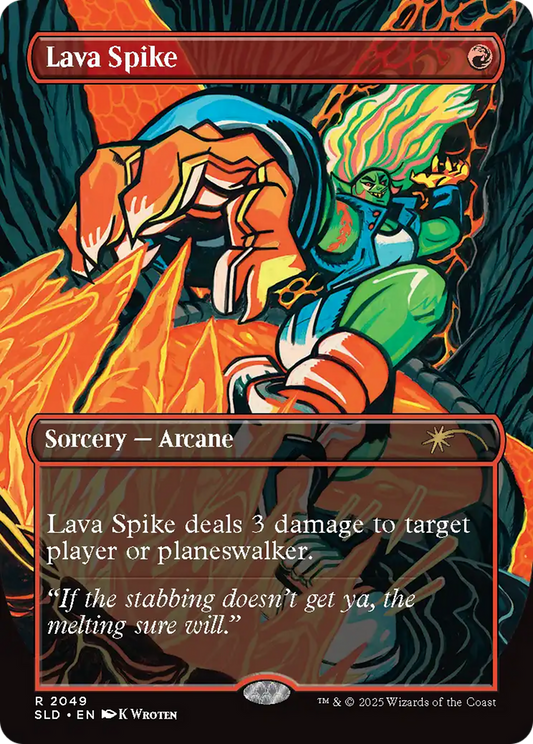 Lava Spike (2049) (Borderless) - Foil