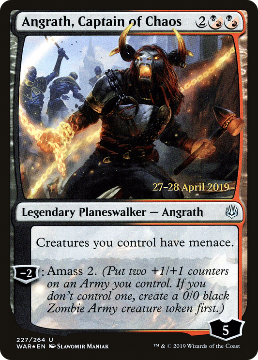 Angrath, Captain of Chaos (227) (Prerelease) - Foil