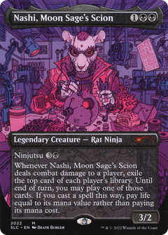 Nashi, Moon Sage's Scion (2022) (Borderless) - Foil