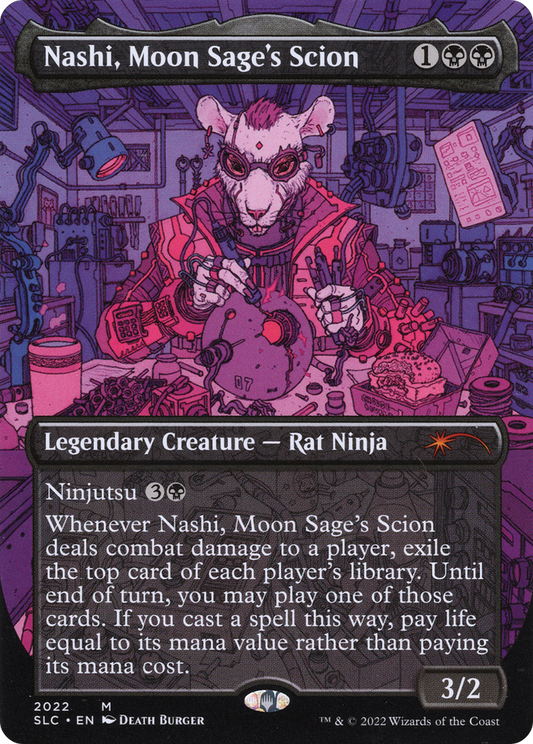 Nashi, Moon Sage's Scion (2022) (Borderless) - Foil