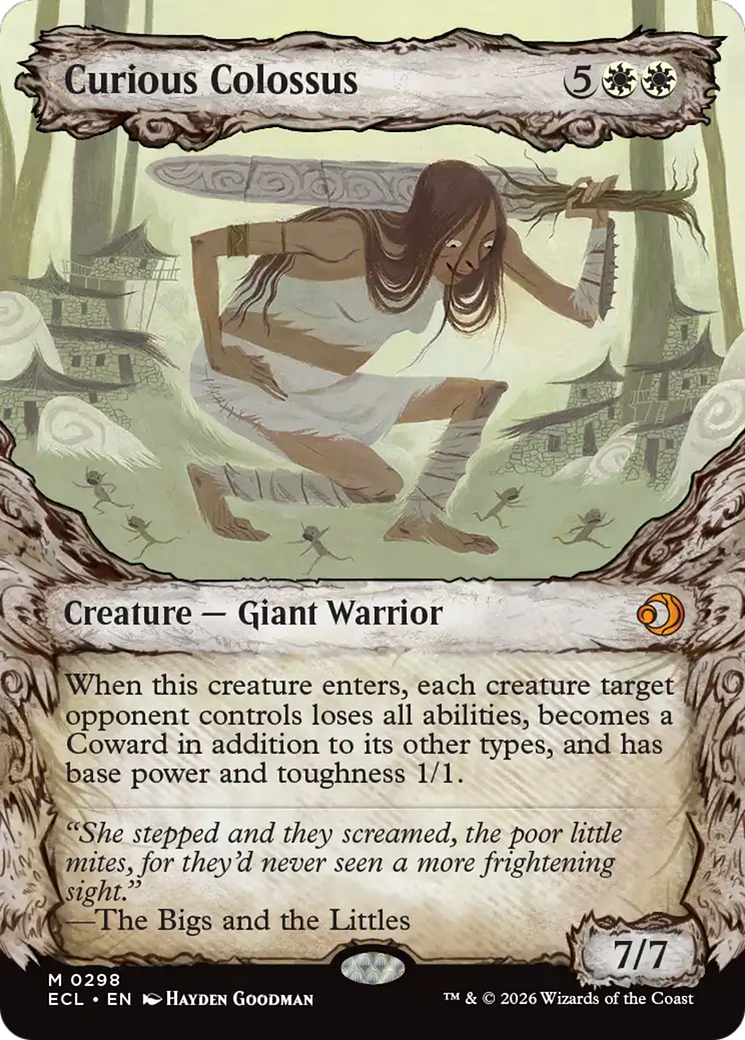 Curious Colossus (0298) (Fable Frame) (ECL) - Foil