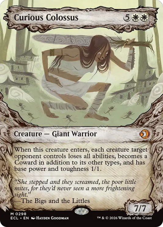 Curious Colossus (0298) (Fable Frame) (ECL) - Foil