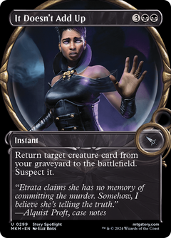 It Doesn't Add Up (0299) (Showcase) - Foil