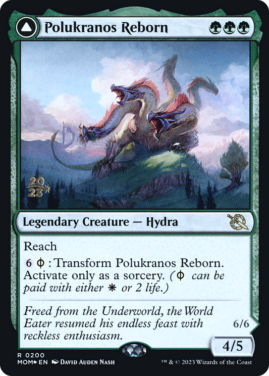 Polukranos Reborn // Polukranos, Engine of Ruin (0200) (Prerelease) (PMOM) - Foil