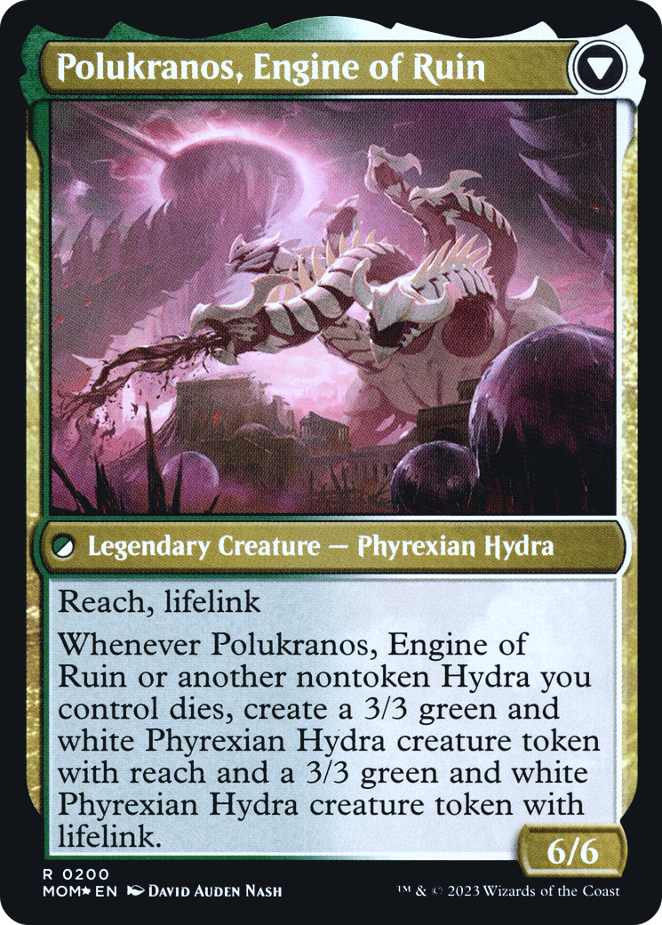 Polukranos Reborn // Polukranos, Engine of Ruin (0200) (Prerelease) (PMOM) - Foil