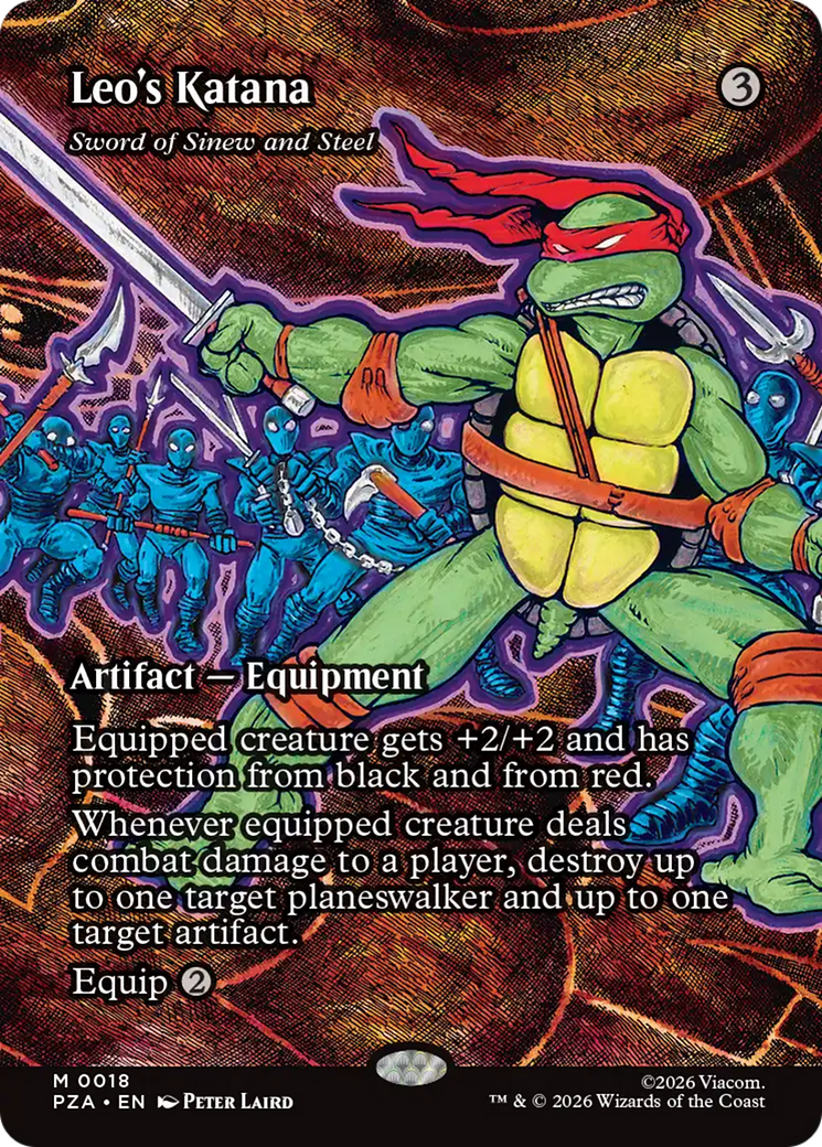 Leo's Katana [Sword of Sinew and Steel] (0018) (Borderless) (PZA)