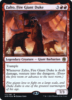 Zalto, Fire Giant Duke (171) (Prerelease) - Foil