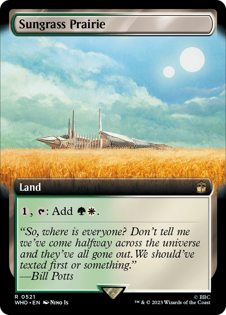 Sungrass Prairie (0521) (Extended Art) - Foil