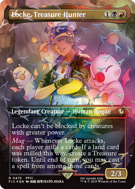 Locke, Treasure Hunter (0475) (Borderless) - Chocobo Track Foil fic