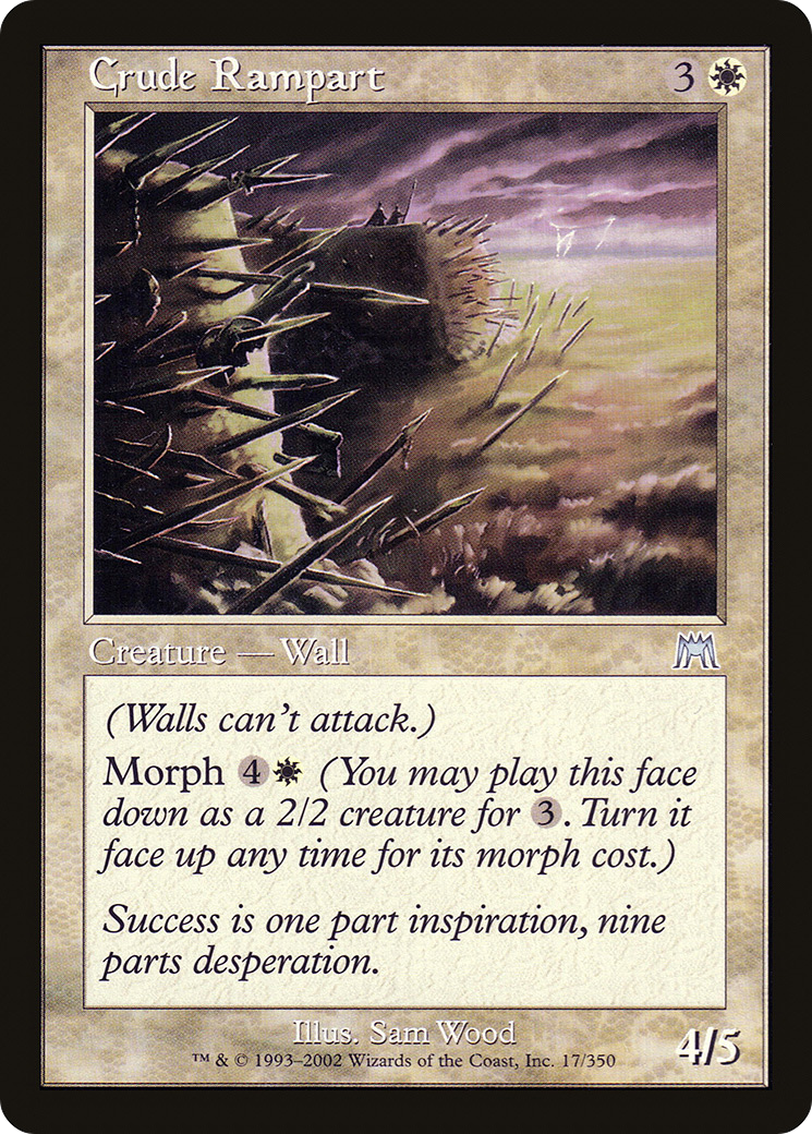 Crude Rampart - Foil