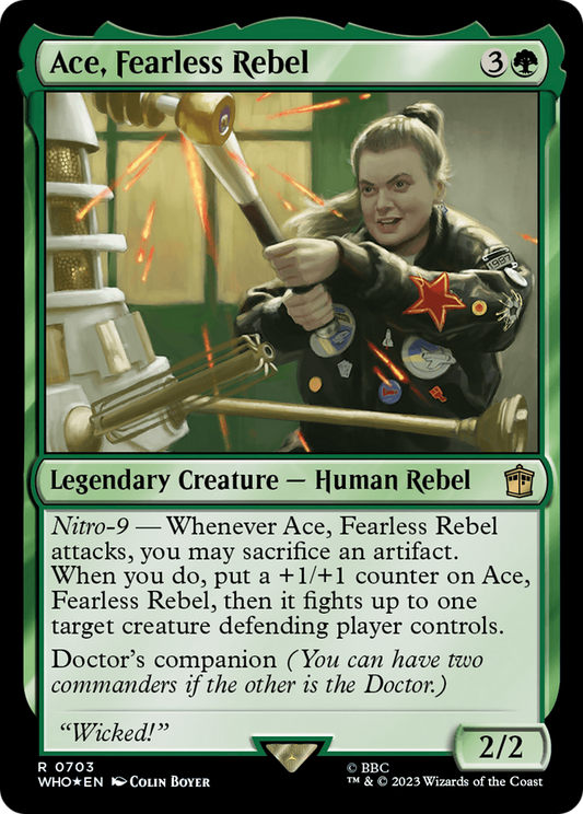 Ace, Fearless Rebel (0703) - Surge Foil
