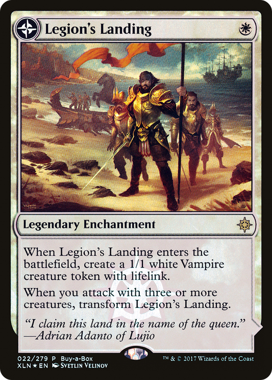 Legion's Landing // Adanto, the First Fort (022) (Buy-a-Box) (PXTC) - Foil