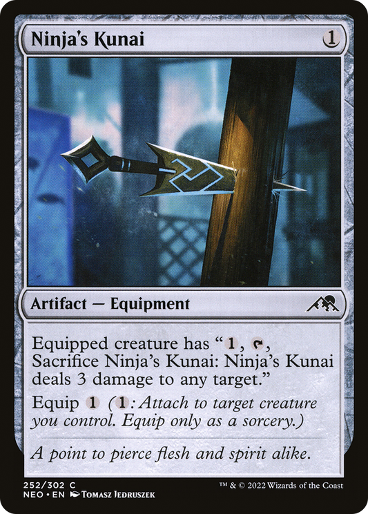 Ninja's Kunai - Foil