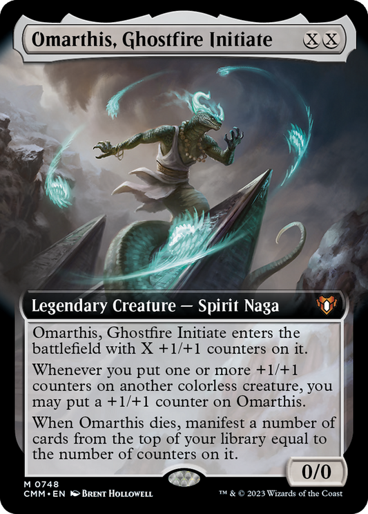Omarthis, Ghostfire Initiate (0748) (Extended Art) - Foil