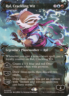 Ral, Crackling Wit (0353) (Borderless) (Showcase) - Raised Foil