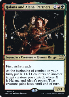 Halana and Alena, Partners (239) (Prerelease) - Foil