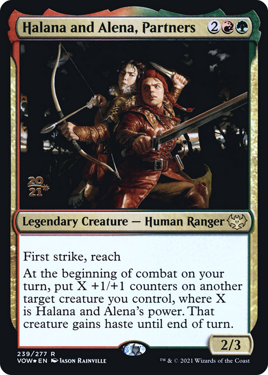 Halana and Alena, Partners (239) (Prerelease) - Foil