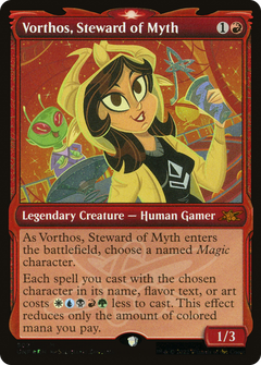 Vorthos, Steward of Myth (502) (Showcase) - Galaxy Foil