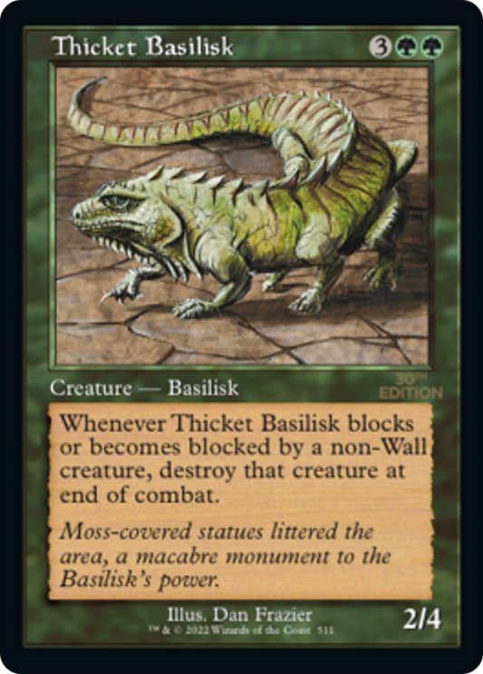 Thicket Basilisk (Retro Frame)