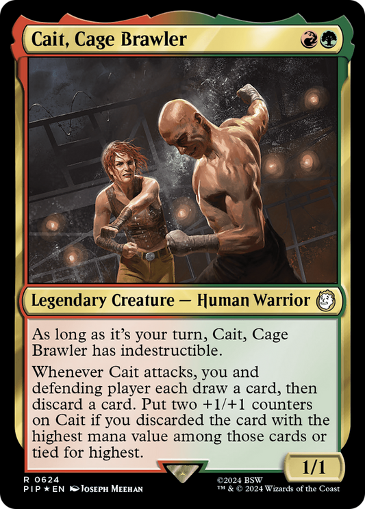 Cait, Cage Brawler (0624) - Surge Foil