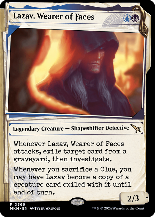 Lazav, Wearer of Faces (0366) (Showcase) - Foil