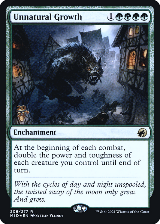Unnatural Growth (206) (Prerelease) - Foil