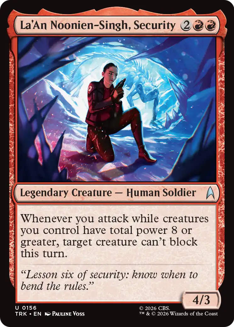 La'An Noonien-Singh, Security (TRK)
