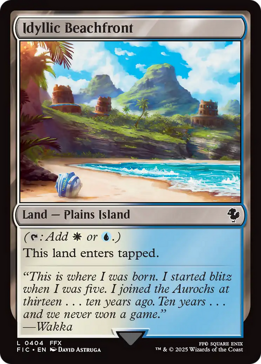 Idyllic Beachfront - Surge Foil