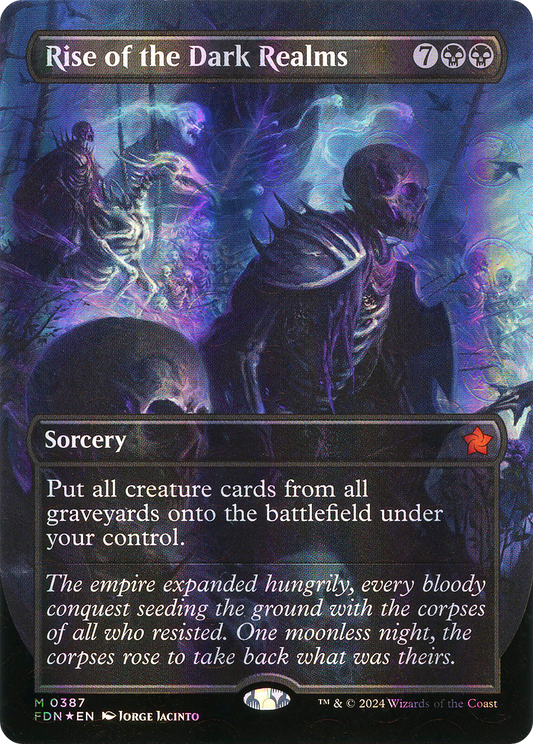 Rise of the Dark Realms (0387) (Borderless) - Mana Foil