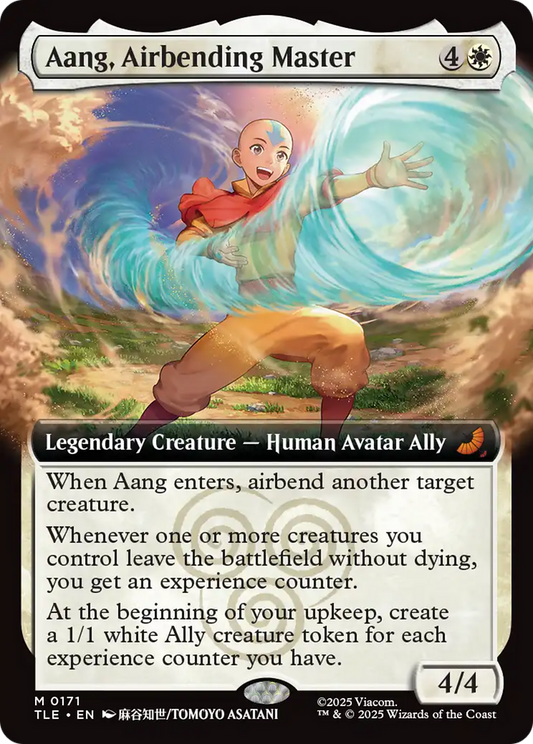 Aang, Airbending Master (0171) (Extended Art) - Foil tle
