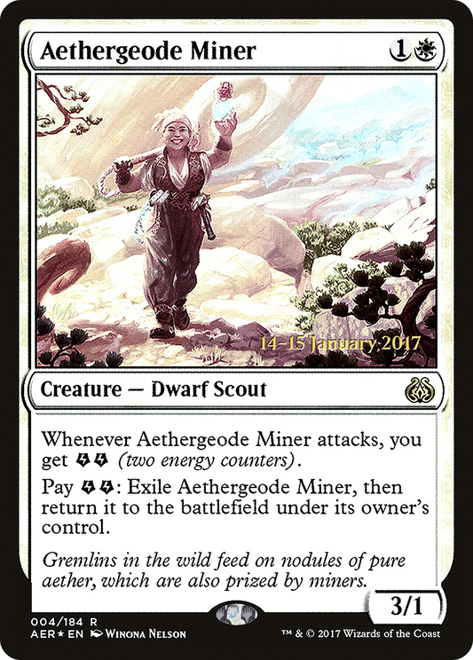 Aethergeode Miner (004) (Prerelease) - Foil