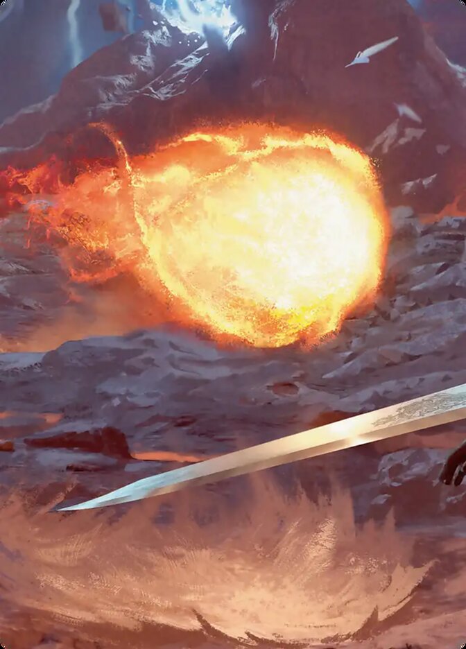 Duelist's Flame (11) Art Card (AFIC)