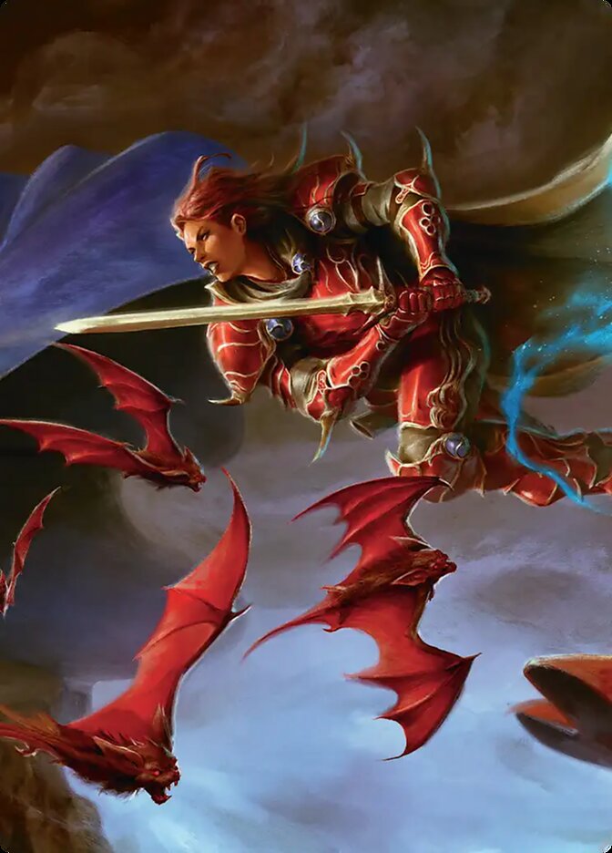 The Destined Warrior (02) Art Card (AFIC)