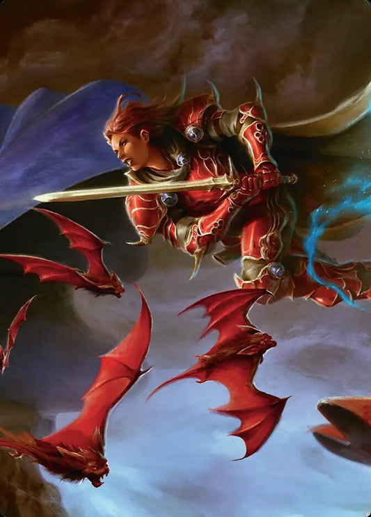 The Destined Warrior (02) Art Card (AFIC)