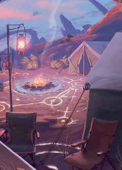 Chocobo Camp (21) Art Card (AFIC)