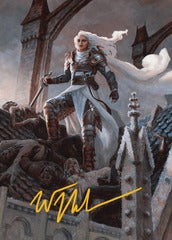 Thalia, Heretic Cathar (02/25) Art Card (AINR) - Gold-Stamped Signature