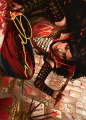 Blood Artist (22/25) Art Card (AINR) - Gold-Stamped Signature