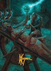 Rooftop Storm (08/25) Art Card (AINR) - Gold-Stamped Signature
