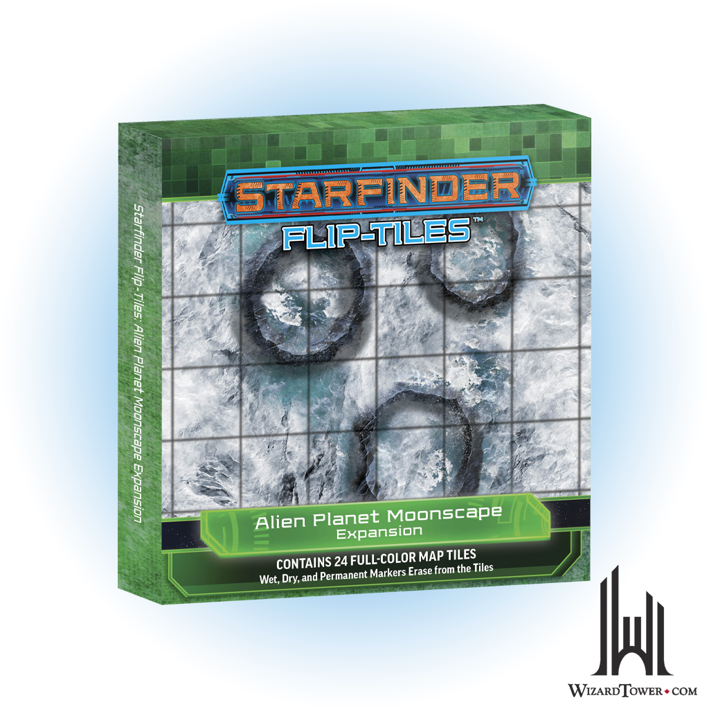 Starfinder Flip-Tiles - Alien Planet Moonscape