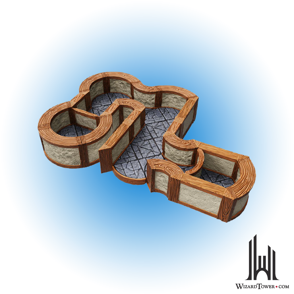 Dungeon Dressing - Warlock Tiles - Town & Village - Angles & Curves