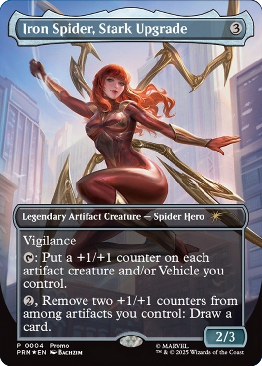 Iron Spider, Stark Upgrade (0004) (Borderless) - Foil lmar
