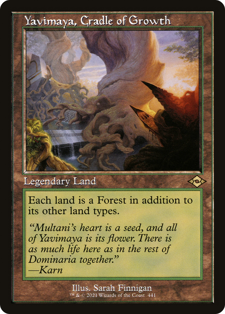 Yavimaya, Cradle of Growth (441) (Retro Frame)